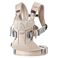 BabyBjörn Baby Carrier, One KAI Air Baby Carrier, Parley Pink, 0 Months - 1 Piece