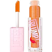 Lifter Gloss Lifter Plump, Plumping Lip Gloss with Chili Pepper and 5% Maxi-Lip, Hot Honey, Clear with Pink and Gold, 1 Count