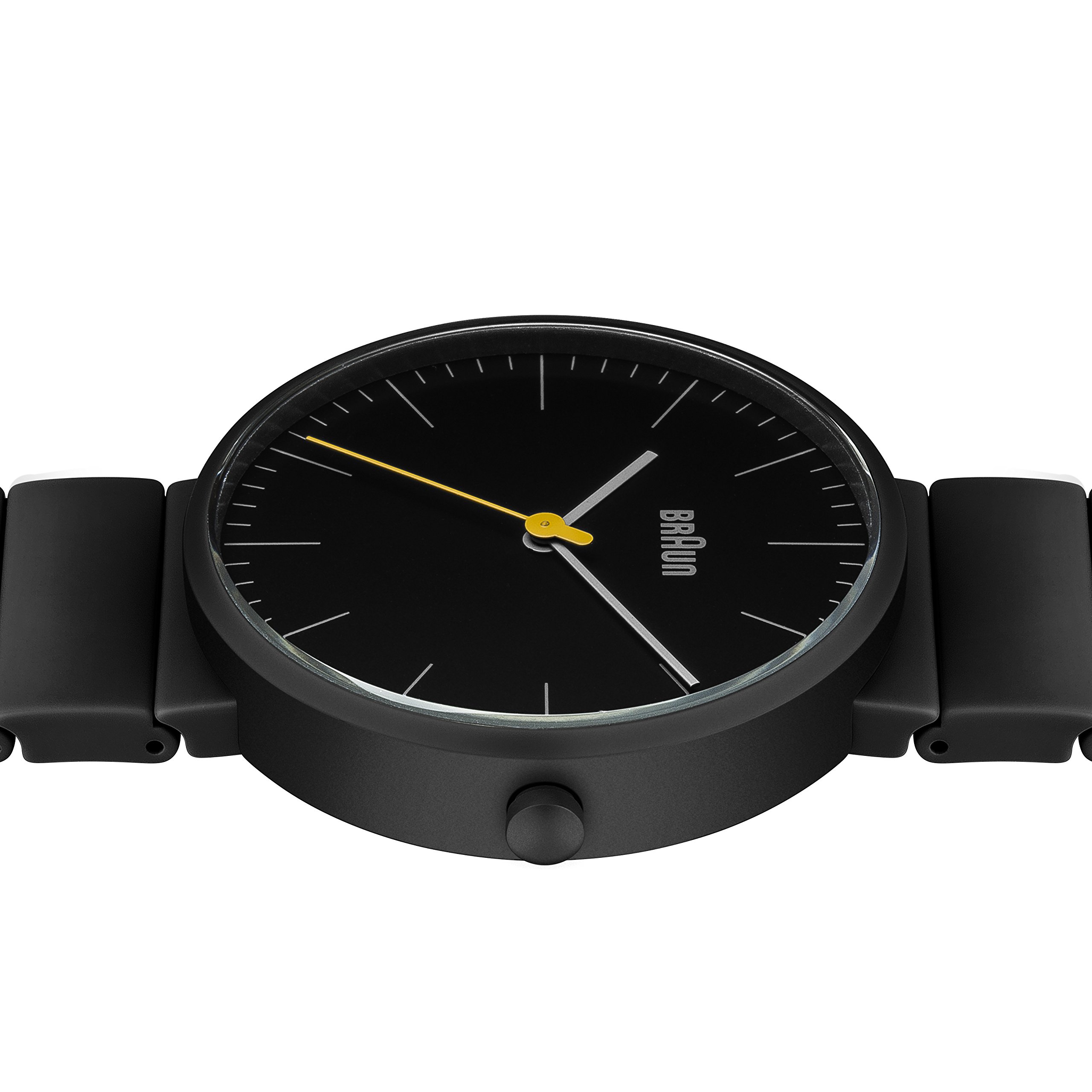 Braun Men's BN0171BKBKG Ceramic Analog Display Japanese Quartz Black Watch