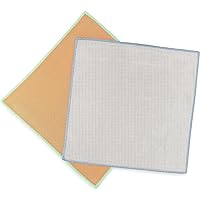 Full Circle Renew Collection Glass Cleaning Recycled Microfiber Cloths, Set of 2, Multicolor