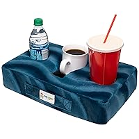 Cup Cozy Pillow (Teal) -*As Seen on TV* The World's Best Cup Holder. Keep Your Drinks Close and Prevent Spills. Use it Anywhere-Couch, Floor, Bed, Man cave, car, RV, Park, Beach and More!