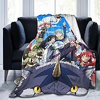 Anime That Time I Got Reincarnated As A Slime Blanket Ultra Soft Micro Fleece Air Conditioner for Bed Couch Living Room Decoration 50