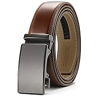 CHAOREN Leather Ratchet Belt Men - Micro Adjustable Belt Fit Everywhere (35mm)