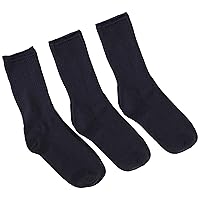 Jefferies Socks Boys 8-20 3 Pair Pack Seamless Casual Crew Socks