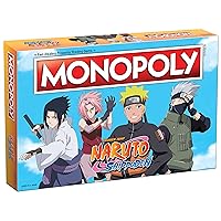 Monopoly: Naruto | Collectible Monopoly Game Featuring Japanese Manga Series | Familiar Locations and Iconic Moments from The Anime Show | 2-6 Players