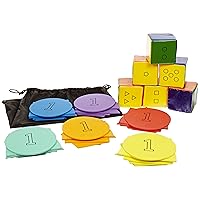Sportime WhatEver Shapes, Colors, and Numbers Game with Activity Guide - Set of 6