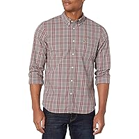 Lacoste Mens Check Print Stretch Shirt