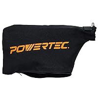 POWERTEC Miter Saw Dust Collector Bag for 7-1/4