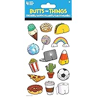 Butts on Things - Standard 4 Sheet Stickers Standard Stickers - 4 Sheet