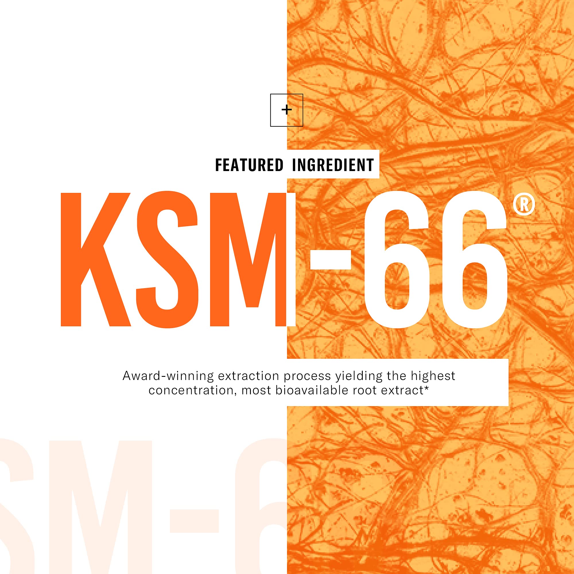 KSM-66 Ashwagandha Root Powder Extract - Stress, Mood, & Well Being Support - 1,000 MG of Clinically Studied KSM66 & Black Pepper for Maximum Absorption - 5% Withanolides - 60 Vegan Capsules