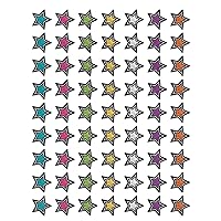 Chalkboard Brights Stars Mini Stickers (3556)