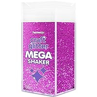 Hemway Bulk Glitter 425g / 15oz MEGA Craft Shaker Glitter for Nails, Resin, Tumblers, Arts, Crafts, Painting, Festival, Cosmetic, Body - Chunky (1/40