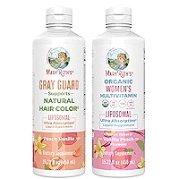 MaryRuth's Women's Multivitamin Liposomal Liquid Supplement and Gray Guard Liposomal, 2-Pack Bundle for Immune Support, Women's Health, Skin Health, Natural Hair Color Support, and Overall Health