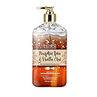 Limited Edition Pumpkin Spice & Vanilla Chai Herbal Moisturizing Body Lotion (17 oz) – Fall Scented for Women or Men with Dry or Sensitive Skin - Hydrating Moisturizer for Daily Radiance