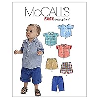 McCall's Patterns M6016 Infants' Shirts, Shorts and Pants