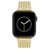 Anne Klein Mesh Fashion Band for Apple Watch, Secure, Adjustable, Apple Watch Replacement Band, Fits Most Wrists