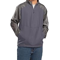 Raider Pullover Cage Jacket - Weather-Resistant, Ultra-Light, Quarter Zip, Sleeve Pocket - For Outdoors & Travel