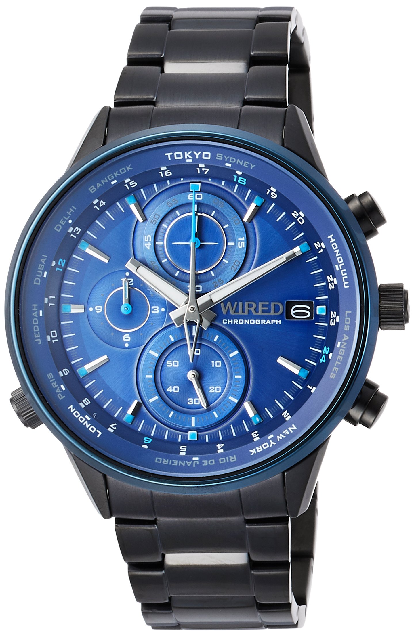 Mua Seiko AGAW450 Men's Wristwatch, Wired, Chronograph, Blue Dial, Black  trên Amazon Nhật chính hãng 2023 | Fado