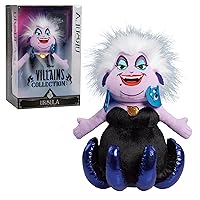 Disney Villains Collection: Ursula, 13-inch Collectible Stuffed Animal, The Little Mermaid, Kids Toys for Ages 3 Up