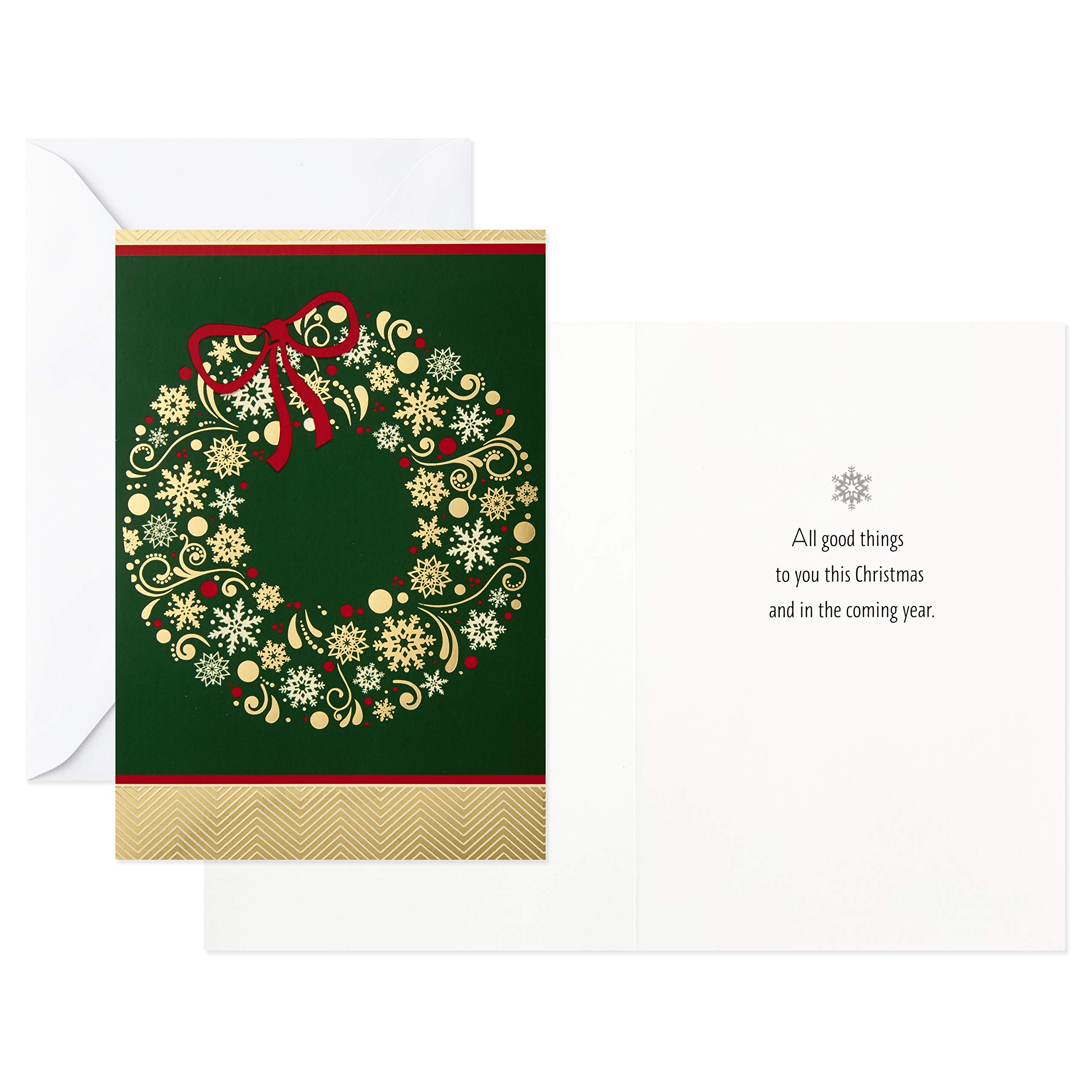 Image Arts Christmas Boxed Cards Assortment, Elegant Icons (4 Designs, 24 Cards with Envelopes)