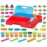 Play-Doh Grab 'n Go Activity Center, with Over 30 Tools and 10 Cans, Kids Arts and Crafts, Preschool Toys for 3 Year Old Girls and Boys and Up, Non-Toxic (Amazon Exclusive)