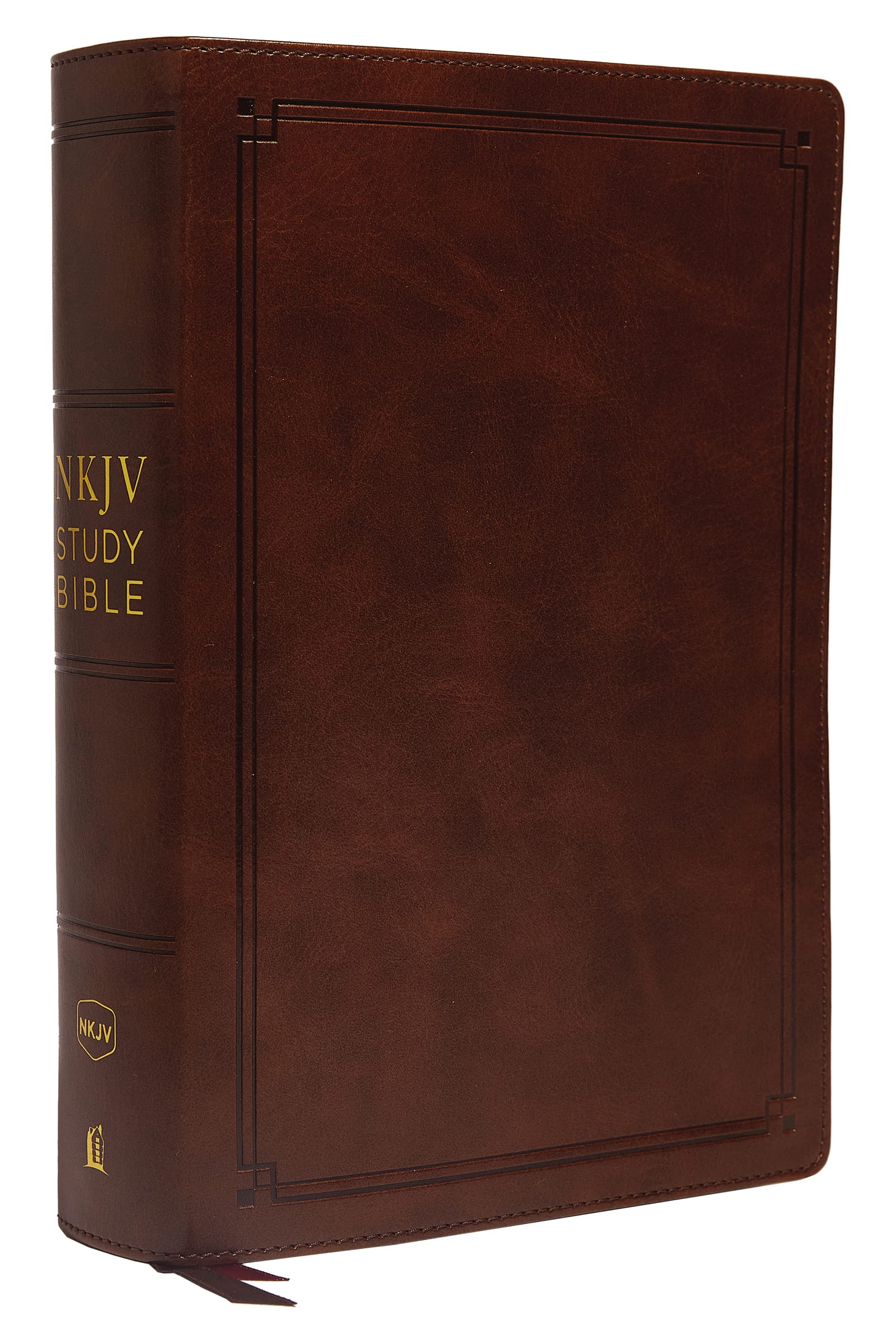 NKJV Study Bible, Leathersoft, Brown, Comfort Print: The Complete Resource for Studying God’s Word