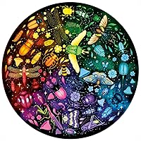 Ravensburger Circle of Colors: Insects 500 Piece Jigsaw Puzzle for Adults - 12000820 - Handcrafted Tooling, Made in Germany, Every Piece Fits Together Perfectly