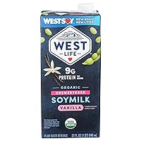 Westsoy, Soy Milk Vanilla Unsweetened Organic, 32 Fl Oz