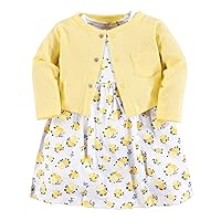 Luvable Friends baby-girls Dress and Cardigan