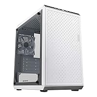 Cooler Master Q300L V2 White Micro-ATX Tower, Magnetic Patterned Dust Filter, USB 3.2 Gen 2x2 (20GB), Tempered Glass, CPU Coolers Max 159mm, GPU Max 360mm, Fully Ventilated Airflow (Q300LV2-WGNN-S00)