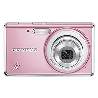 OM SYSTEM OLYMPUS FE-4020 14 MP Digital Camera with 4x Wide Angle Zoom and 2.7-inch LCD (Pink) (Old Model)