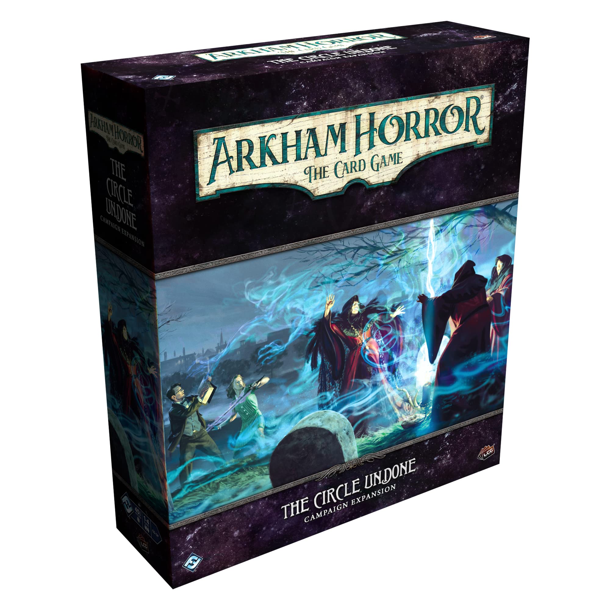 Fantasy Flight Games Arkham Horror The Card Game The Circle Undone Campaign Expansion | Horror Game | Mystery Game | Cooperative Card Game | Ages 14+ | 1-4 Players | Avg. Playtime 1-2 Hours | Made