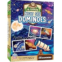 MasterPieces Licensed Kids Games - Jr Ranger - Night Sky Kids Dominoes Games for Kids & Family, Laugh and Learn