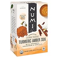 Numi Organic Tea Tumeric Amber Sun, 15 ct