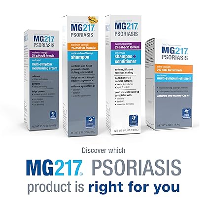 MG217 Psoriasis Medicated Conditioning 3% Coal Tar Shampoo 8 Fl Oz