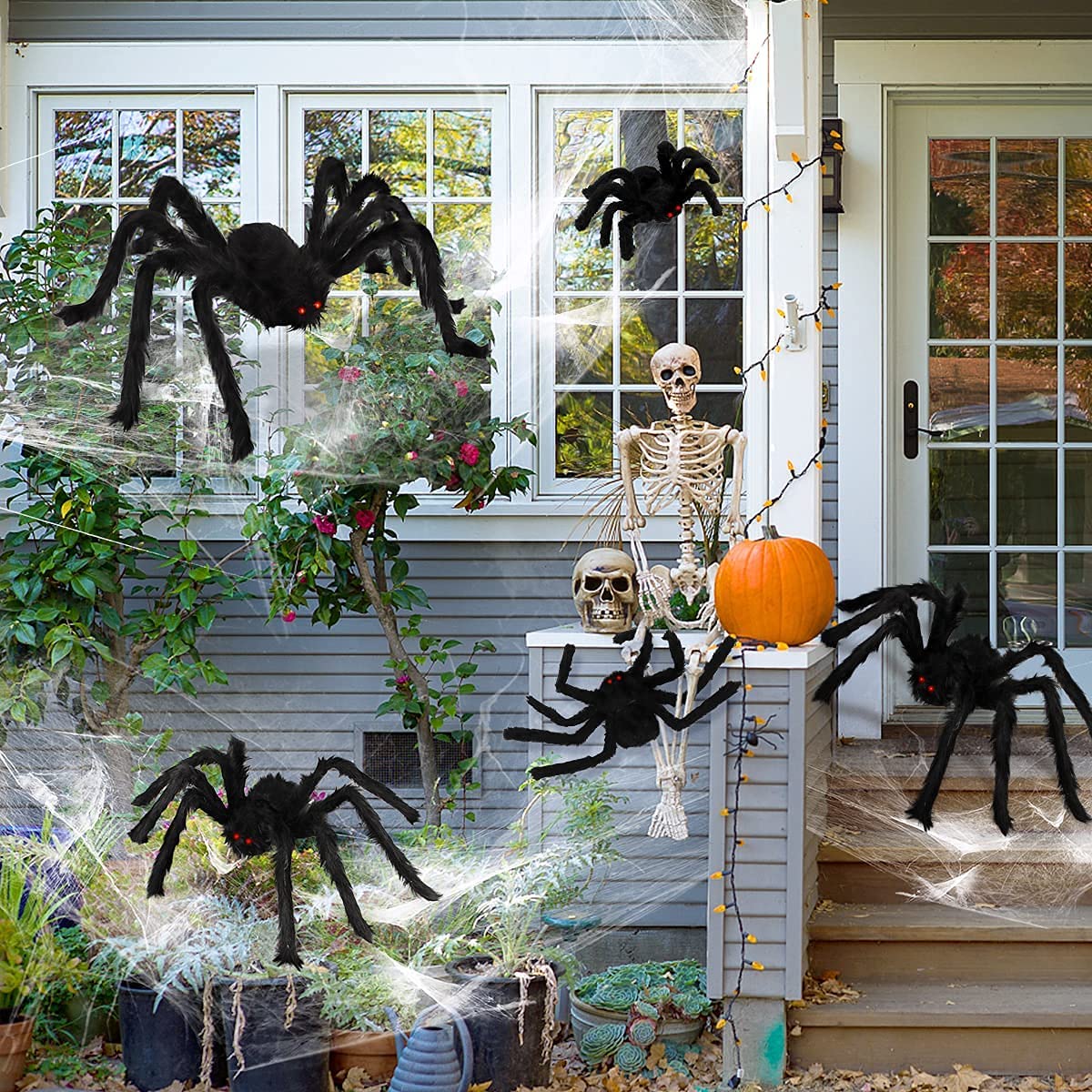 巨大 蜘蛛 ハロウィン 飾り 90cm 70％OFF インテリア・住まい・小物