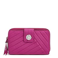 Vera Bradley Women's Cotton Turnlock Wallet with RFID Protection