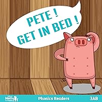 Pete! Get in Bed! : Phonics Readers VERY Short Children's Beginner Readers Books Pete! Get in Bed! : Phonics Readers VERY Short Children's Beginner Readers Books Kindle Audible Audiobook