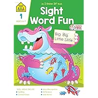School Zone - Sight Word Fun Workbook - 64 Pages, Ages 6 to 7, 1st Grade, Word Recognition, Spelling, Letter Sounds, Context Clues, Categorizing, and More (School Zone I Know It!® Workbook Series) School Zone - Sight Word Fun Workbook - 64 Pages, Ages 6 to 7, 1st Grade, Word Recognition, Spelling, Letter Sounds, Context Clues, Categorizing, and More (School Zone I Know It!® Workbook Series) Paperback