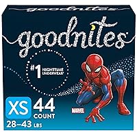 GoodNites Bedwetting Underwear for Boys, Xs, 44 Ct, Size 3-Boy, 44 Count