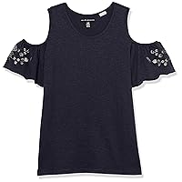 Girls' Short Sleeve Knit Top