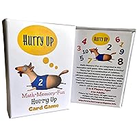Hurry Up Card Game -Card Games for Adults and Kids. Fun Family Math Games. Ages 4-Adults. Players 2-6. Who says Math has to be Boring?