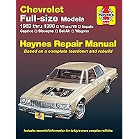 Chevrolet full-size V6 & V8 Impala, Caprice, Biscayne, Bel Air, Kingswood & Townsman (69-90) Haynes Repair Manual (Does not include information specific to diesel engines.) (Haynes Repair Manuals) Chevrolet full-size V6 & V8 Impala, Caprice, Biscayne, Bel Air, Kingswood & Townsman (69-90) Haynes Repair Manual (Does not include information specific to diesel engines.) (Haynes Repair Manuals) Paperback
