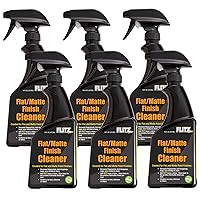 Flitz Flat Matte Finish Cleaner, Matte Spray Paint Wrap For Cars - Removes Dust and Oily Residue - Safe For All Paints - Made in the USA - 16 oz. Spray Bottle - 6 Pack