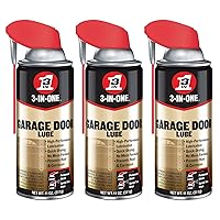 3-IN-ONE Professional Garage Door Lubricant Smart Straw Spray, 11 Ounce (3 Pack)