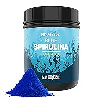 Blue Spirulina Powder, Phycocyanin Superfood, 100 Servings, Low Temperature, Solvent-Free Extraction, Value Pack (3.5 oz)