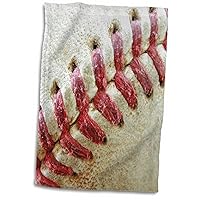 3D Rose Close-up Red Seams On Baseball TWL_47841_1 Towel, 15