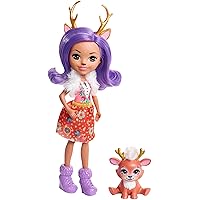 Enchantimals Danessa Deer Doll (6-in) and Sprint Animal Figure