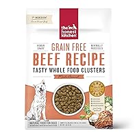 The Honest Kitchen Whole Food Clusters Grain Free Beef Dry Dog Food, 1 lb