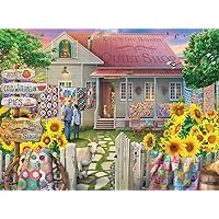 Buffalo Games - Country Life - Country Quilts - 1000 Piece Jigsaw Puzzle for Adults Challenging Puzzle Perfect for Game Nights - 1000 Piece Finished Size is 26.75 x 19.75